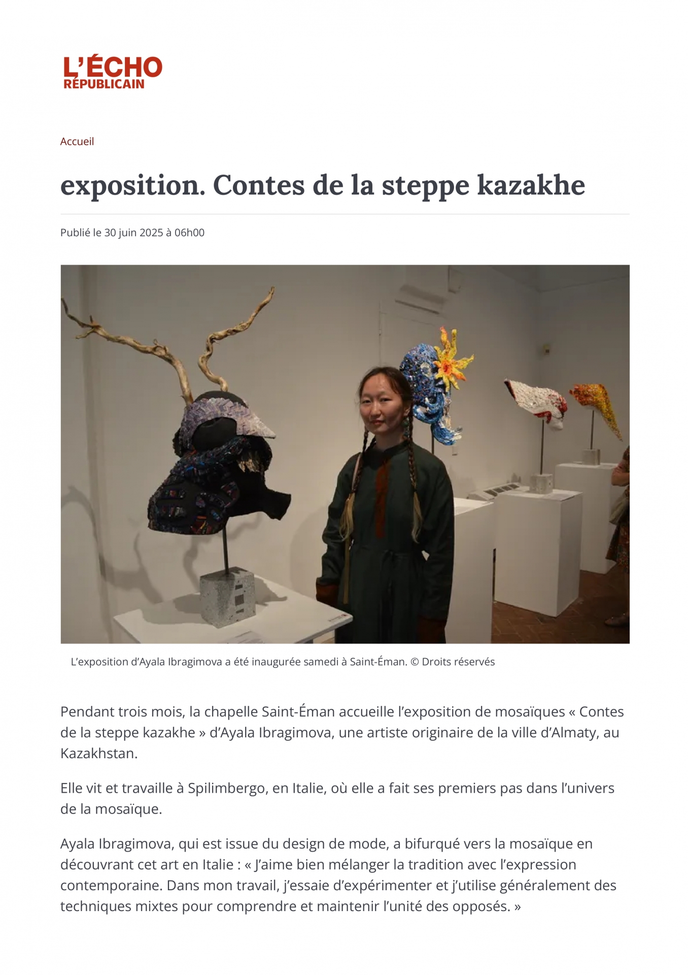 Écho Républicain du 30.06.2025 1/2